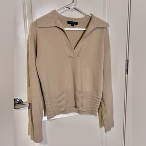 Banana Republic Luna Cashmere Sweater Light Camel sz S as seen on Meghan Markle
